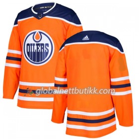 Edmonton Oilers Hockeydrakt Blank 2017-2018 Orange Adidas Authentic - Herre